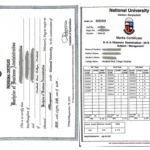 Provisional Certificate & Marksheet Sample