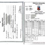 Provisional Certificate & Marksheet Sample
